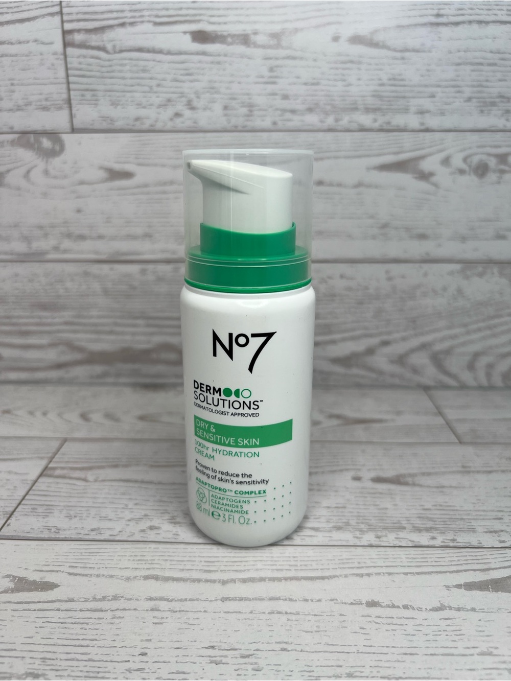 No7 Derm Solutions Dry & Sensitive Skin 100hr Hydration Cream 3oz
